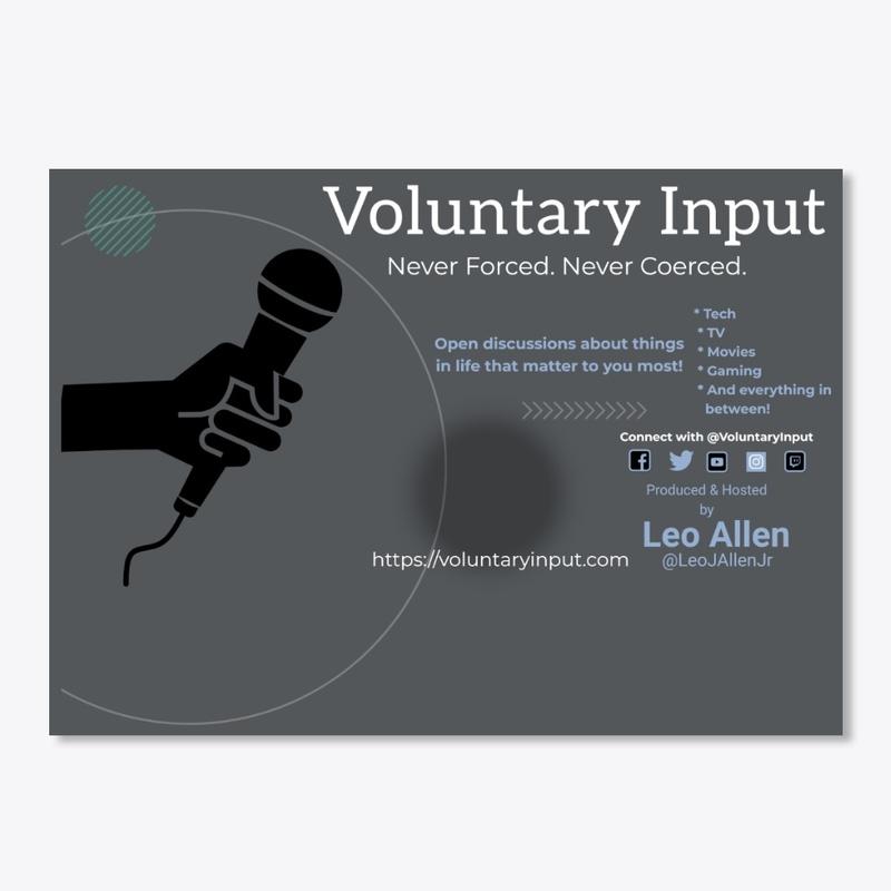 Voluntary Input Sticker